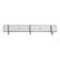 Cappio CVT002 hanger, metallic, three -horn, color chromium
