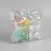 Garland “thread” 4.5 m with nozzles “Flower balls”, IP20, transparent thread, 15 LED, white glow, 220 V