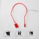 Micropolomb for labels 1000 pcs., Red color