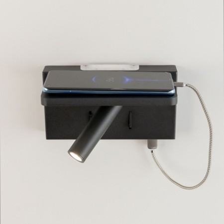 Sconces with the Citilux "Descart" CL704371 18.5x10 cm, 2x3W, LED, Black Color Black-2
