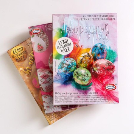 Easter set for decorating eggs "Decor on a edible pole", mix, 4 types-8