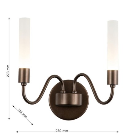 Tentacoli wall lamp 280 mm, 215 mm, LED 6W-2