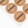 Set of stickers for business "Naturally", 250 pcs, 2 x 2 cm