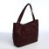Women's bag with lightning, burgundy color