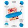 Laminator A4 75-150 microns, 2 shafts, speed 25 cm/min, Geleos Rainbow, Blue "LMA4RG"