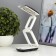 Table lamp with a 3x "Motor" LED 5W 3000K USB white-black 9x6.5x25cm Risalux