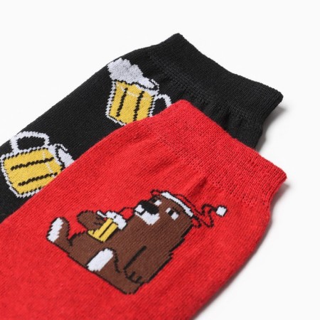 A set of men's socks KAFTAN "Ready to celebrate" p. 41-44 (27-29 cm), 2 pairs-3