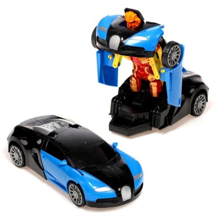 Robot Radio -controlled "Sports", transforms, works from batteries, color mix-1