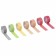 Adhesive Washi d/decor "pastel" 7 warm colors, 15 mm x 3 m (set 7 pc) rice paper