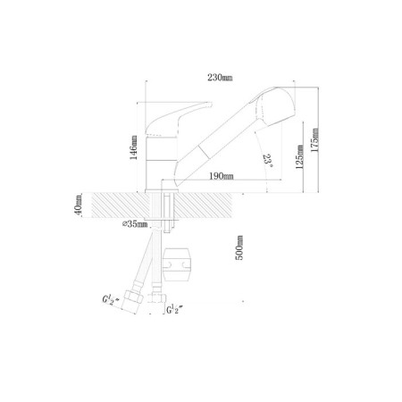 Florentina “sigma” of exhaust pour, jasmine color mixer Florentina-1