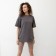 Women's T-shirt Minaku Oversize Fit: graphite color, river 52