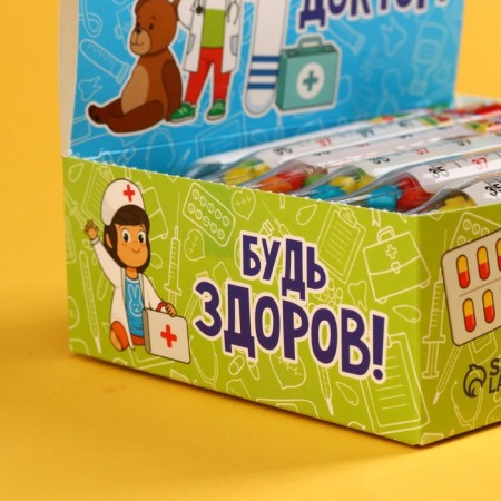 Chewing gum "Dr." in the form of a thermometer, 7 g.-4