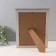 Photo frame Plastic format A4 "Violett" Gray with a gold strip of 1.5x25.4x34 cm