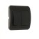 Luazon Lighting "Orion" switch, 10 A, 2 keys, hidden, black