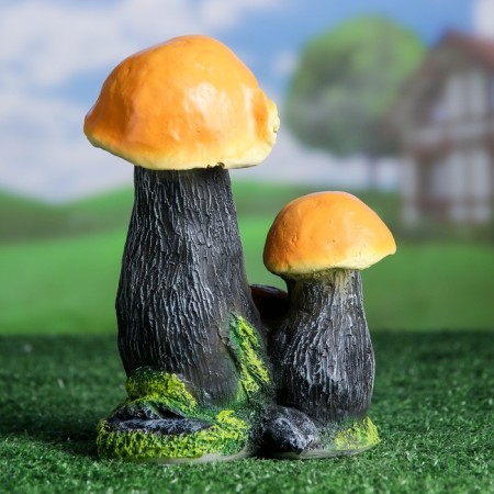Garden Figure "Mushroom-Podosinovik Troy Small" 21cm-1