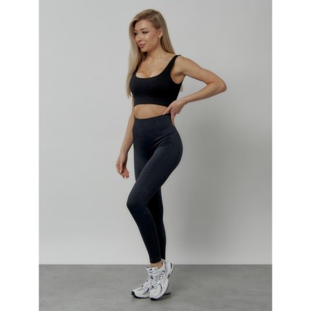 Femic fitness legins, size 44, dark gray color-10