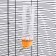 Animal drinker, 750 ml, fastening-spring, and two interchangeable filters, orange