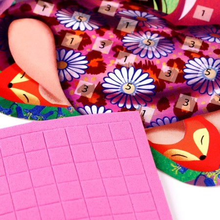 Set for children's creativity "Enchantimals" application, soft mosaic in the form of heroes 3 pcs.-2