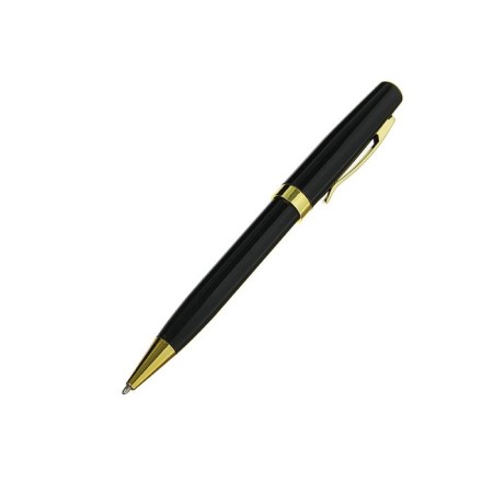 Ballic handle, gift, in a plastic case, rotary, "Lincoln", black with golden inserts-2