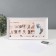 Photo frame in 12 photos 3x3 cm with a stamp. "Such a small" white 2x38x20 cm