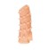 Kokos nozzle is realistic with additional stimulation, TPE, bodily, 15.6 cm, l