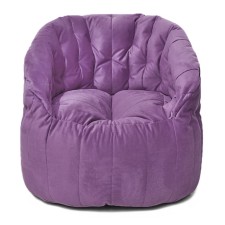 Chelsea chair, size 85x85 cm, velor fabric, lilac color