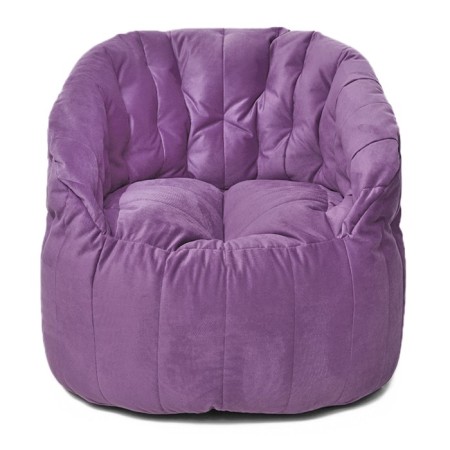 Chelsea chair, size 85x85 cm, velor fabric, lilac color