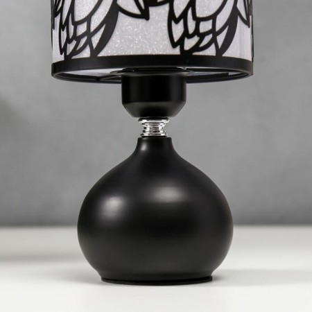 Table lamp "Lotuses" E27 40W Black 14x14x28 cm Risalux-4