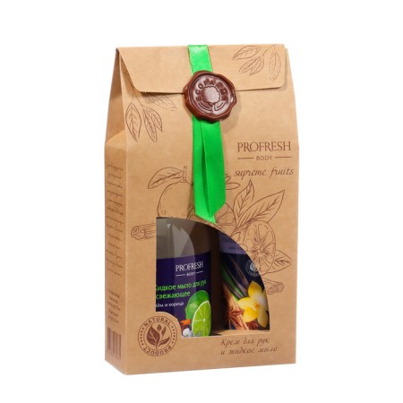 Gift set Profresh: hand cream, 75 ml + liquid hand soap, 250 ml