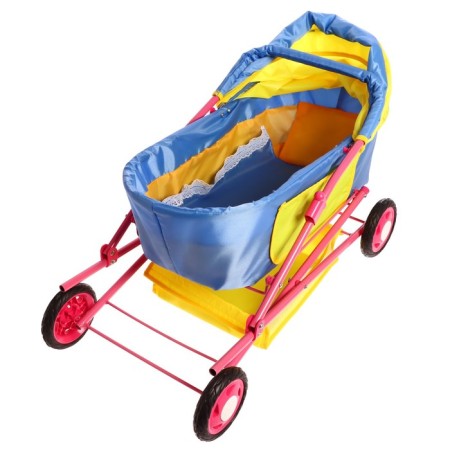Stroller Puppet No. 4, blue-yellow color-8