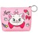 Purse-dryer, leatherette on lightning, 11.5 x 2.5 x 8 cm, cats aristocrats