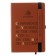 Diary of a low -up a5, 140 sheets in a cage, elastic band, leatherette cover, mix
