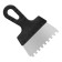 Facade spatula "remocolor" 12-8-150, stainless steel, plastic, tooth 8x8 mm, 150 mm