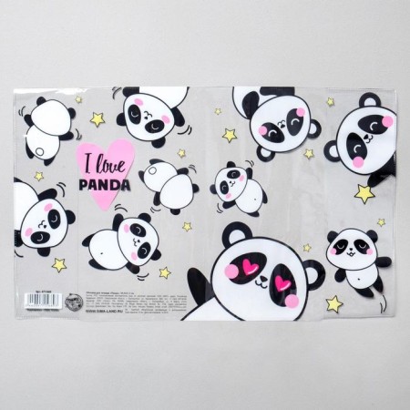 Panda notebook cover, 34.7 x 21.1 cm-4
