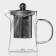 Glass teapot with metal sieve Magistro "Darcy", 300 ml