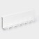 Shelf with hooks "Loft Art", 50 × 10 × 7.5 cm, white color