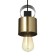 Lamp Bayerlux 2287/1 E27 40W black and gold 10x10x13-113 cm
