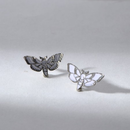 Earrings "Disaster" 2x1x1 cm-1