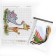 Embroidery Set "Giraffe and Elephant" 21.5 × 21.5 cm