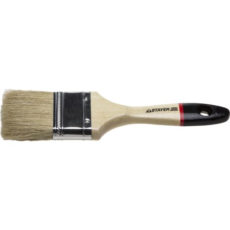 Brush flat Stayer Universal-Euro 0102-063, natural bristles, wooden handle, 63 mm