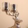 Summary for 2 candles "deer" aluminum 15x18x31 cm