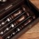 Set with skewers Gift "Elite-S" in a box from eco-leather No. 12