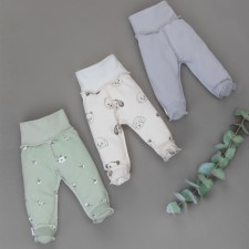 Ползунки детские KinDerLitto «Мягкий хлопок», рост 50-56 см, 3 шт