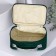 Lightning cosmetic bag, green color