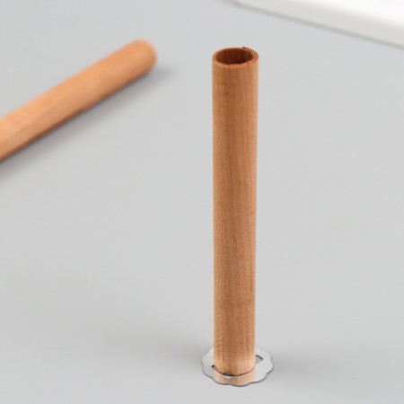 Wick for a candle tree with a metal holder Round 1.5x12 cm