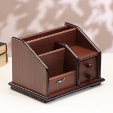 Organizer 4 sections, 2 drawers, a series of walnuts with a skeleton cante, mix 14*19