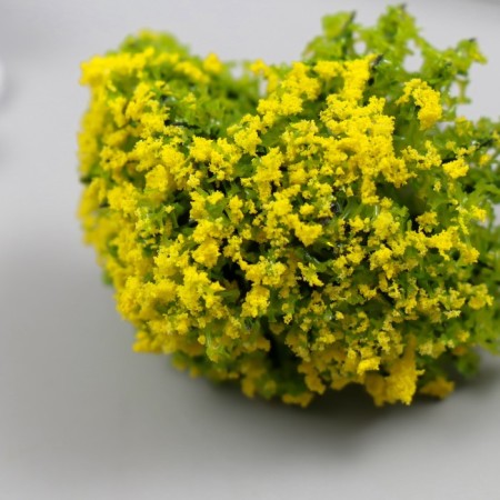 Artificial plant for creativity plastic "yellow acacia" 6 cm-3