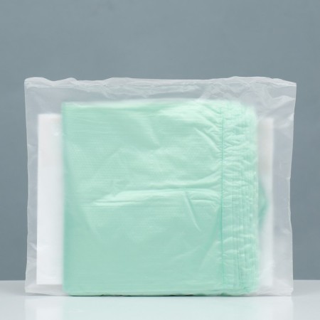 Bio bag T -shirt for cleaning a dog 12 x 36 cm 8 μm, 50 pcs, green-2