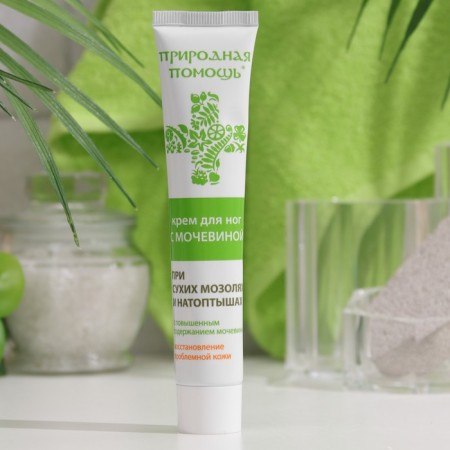 Feet cream with urea "Natural Assistance" with dry mazols and corns, 50 ml-1