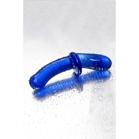 Satiffyer Double Crystal bilateral phallimitator, 19.5 cm, glass, blue color-6